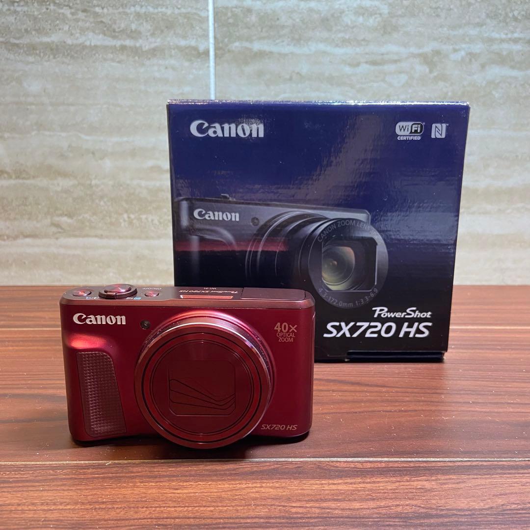 Canon PowerShot SX720 HS レッド 3038