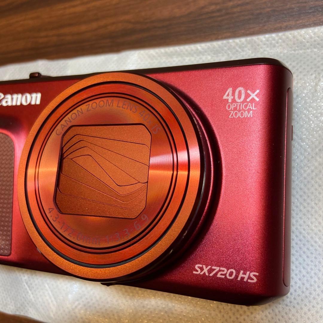 Canon PowerShot SX720 HS レッド 3038