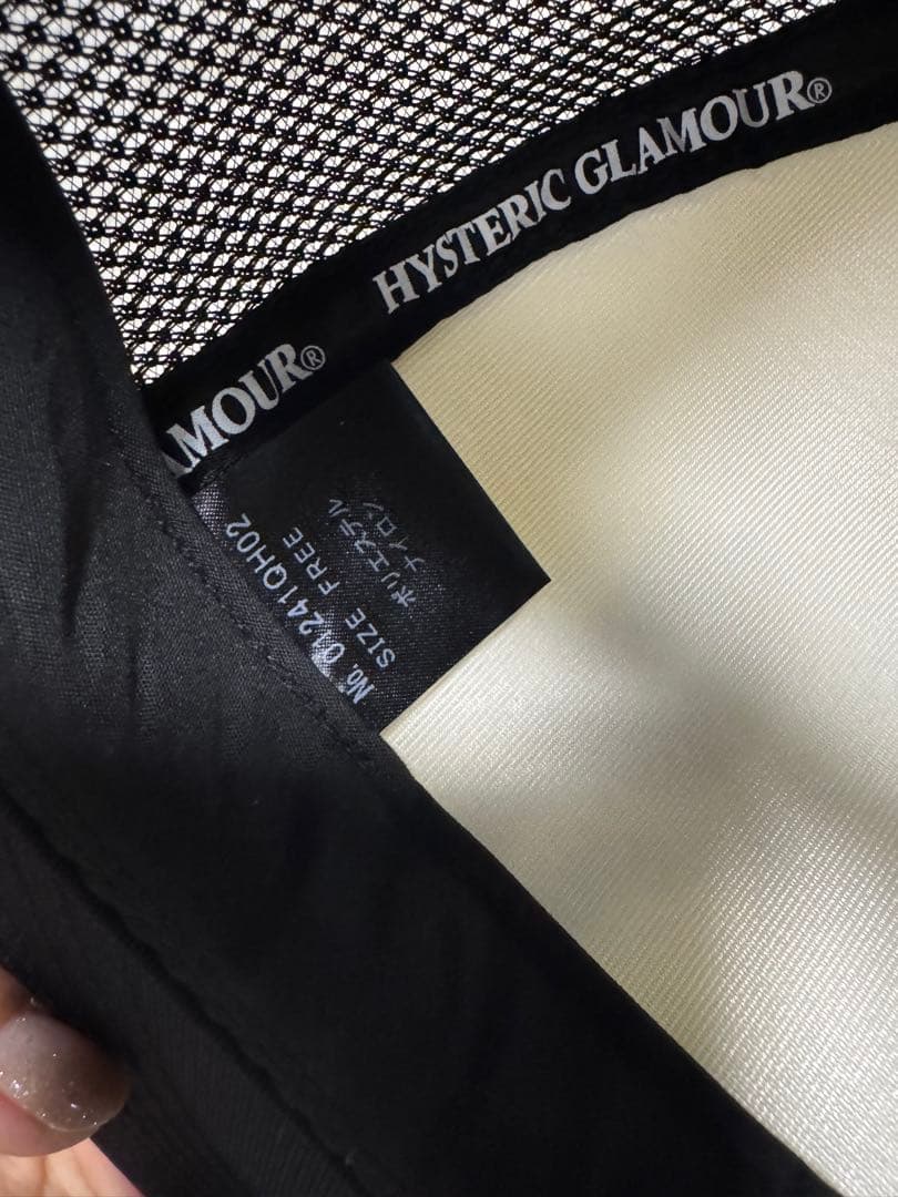 【新品】ヒステリックグラマー　スタッズメッシュキャップ