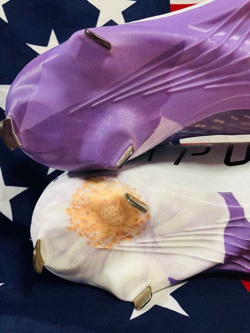 【日本未発売】NIKE ナイキ　野球 スパイク　27cm パープル　ホワイト