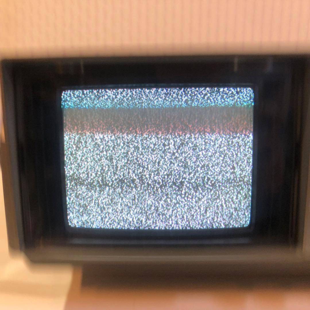 National TH6-X30 ブラウン管TV付 ラジカセ 通電確認済み