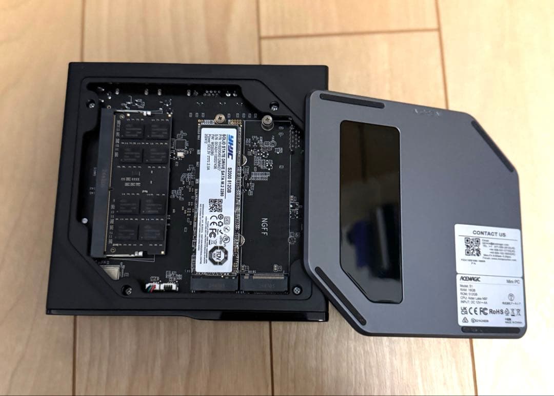 ACEMAGIC ミニPC Intel N97 メモリ16G SSD512G