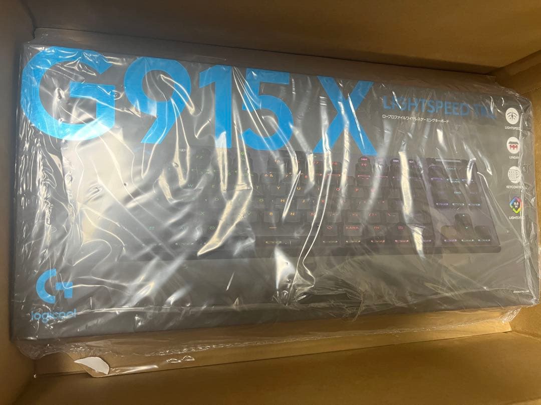 【新品未開封】G915 X LIGHTSPEED TKL リニアブラック