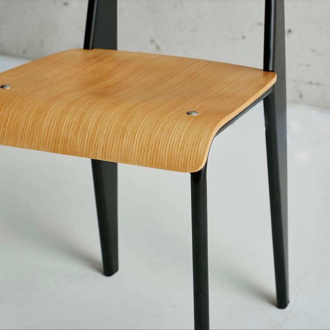 名作新品2脚セットJean Prouve STANDARD CHAIR 椅子復刻