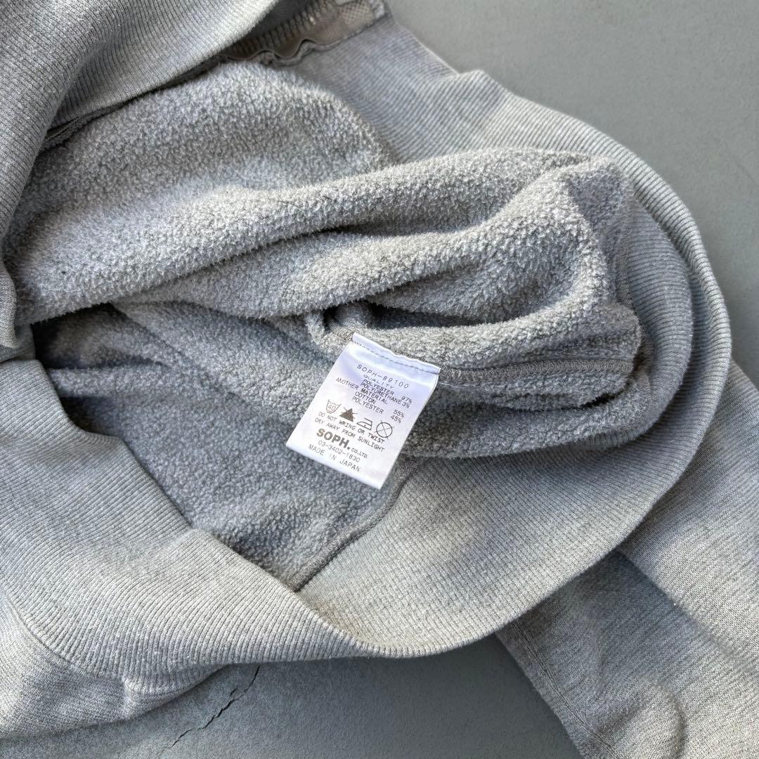 00s SOPHNET. フルジップ　ジップアップパーカー　マスク　チェック地