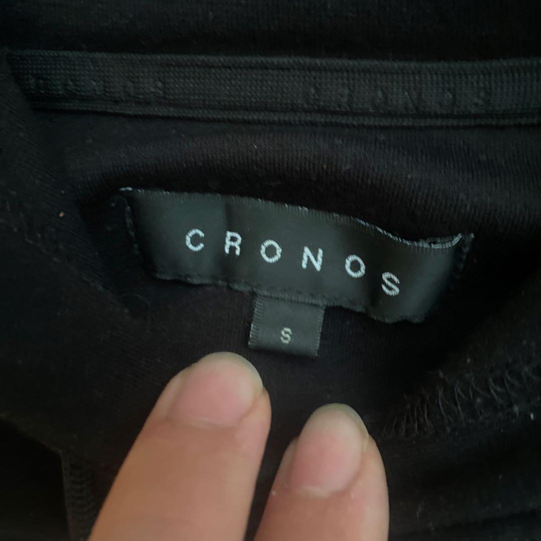 CRONOS 黒パーカー S