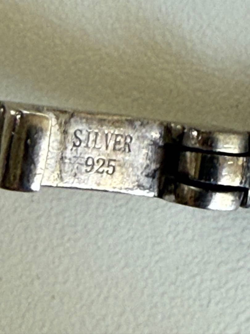 シルバー925 6面ダブル ネックレス