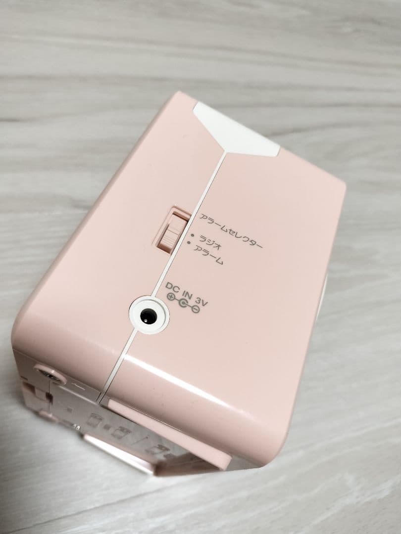 SONY FM/AM 2バンド クロックラジオICF-A8 ピンク ジャンク