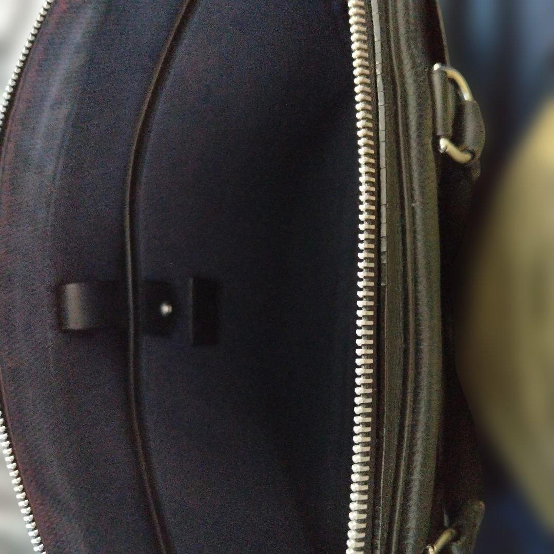 dunhill 黒 レザー ビジネスバッグ