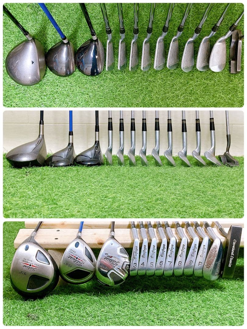 M8.タイトリスト　初心者オススメ　ゴルフクラブ　メンズセット　右利き　13本