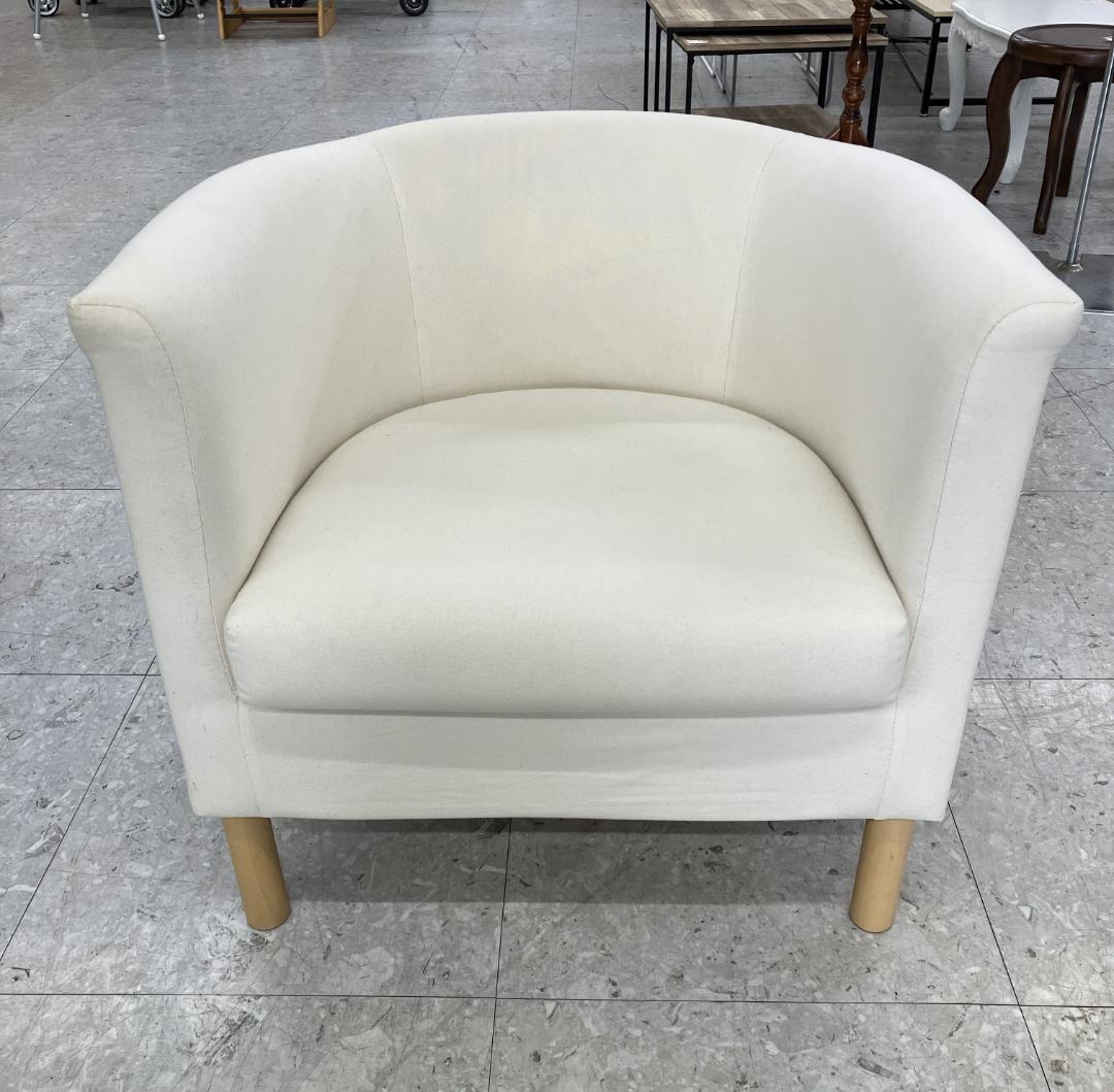 IKEA 1人掛けソファ SOLSTA OLARP ホワイト