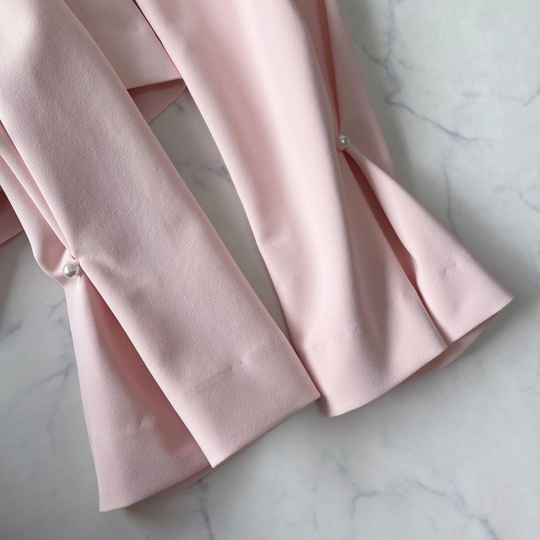 よこよこ【新品】SONO ソーノ パールボタン 丸襟 長袖ブラウス