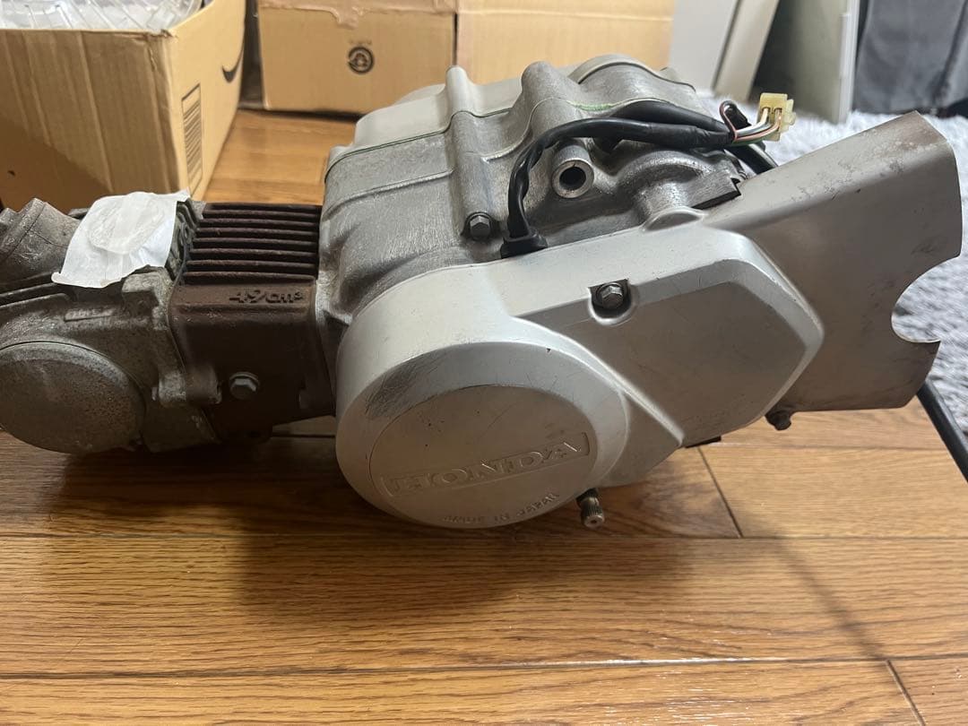 【一応ジャンク】リトルカブ　キャブ車　純正実動降ろし50ccエンジン