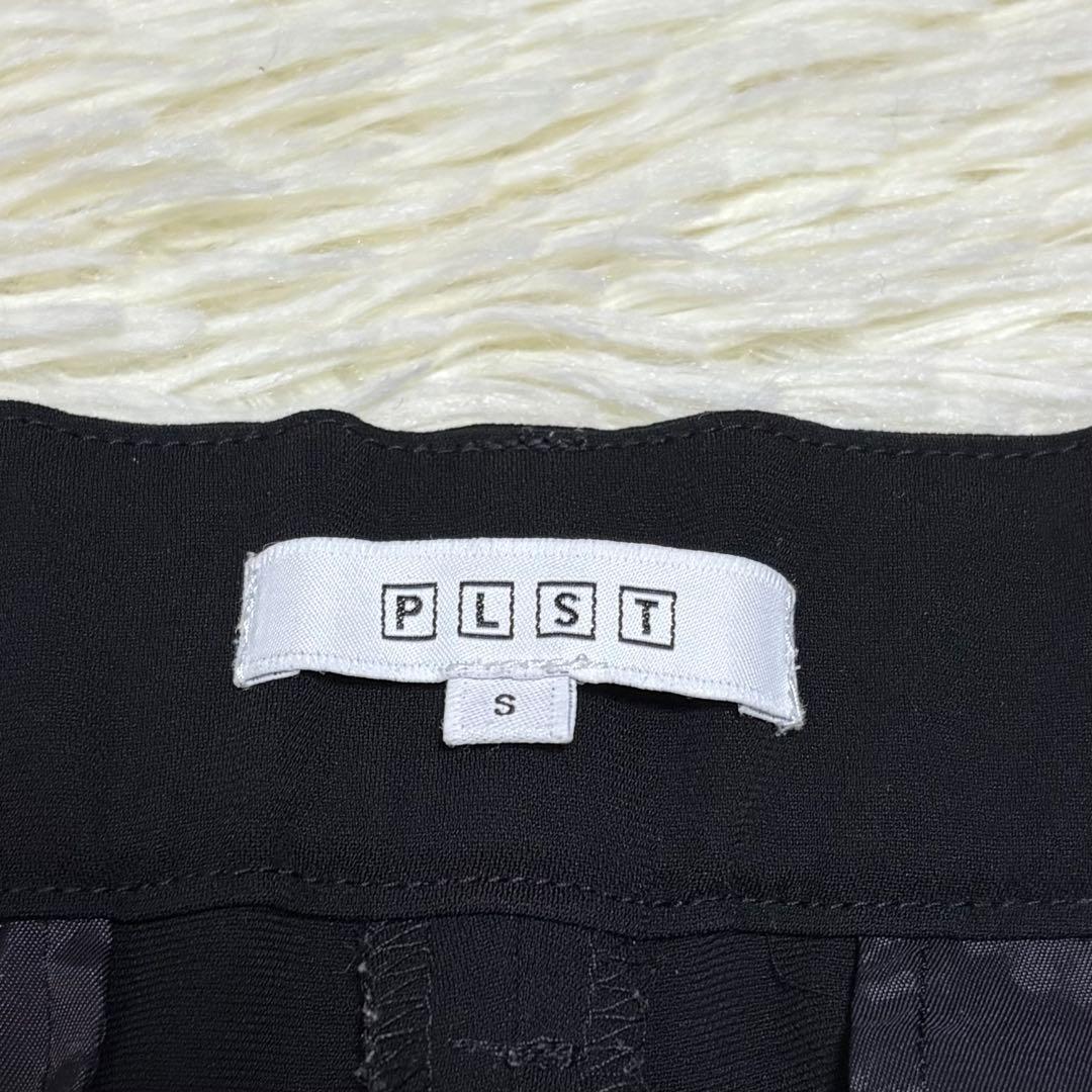 美品 PLST プラステ セットアップ パンツ スーツ 　黒 ブラック