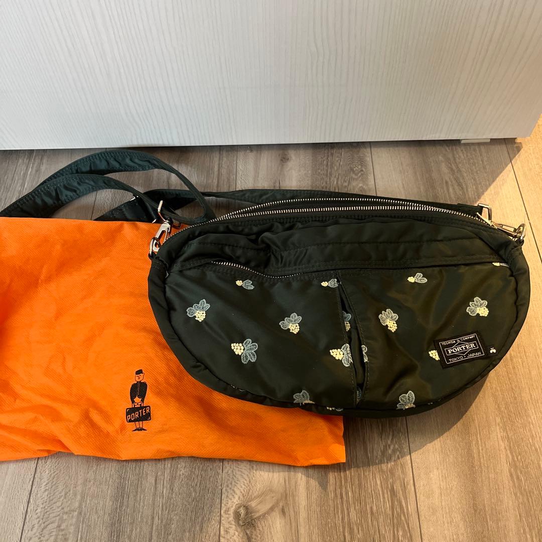 ミナペルホネン✖️ポーターコラボ　ボディバッグ美品