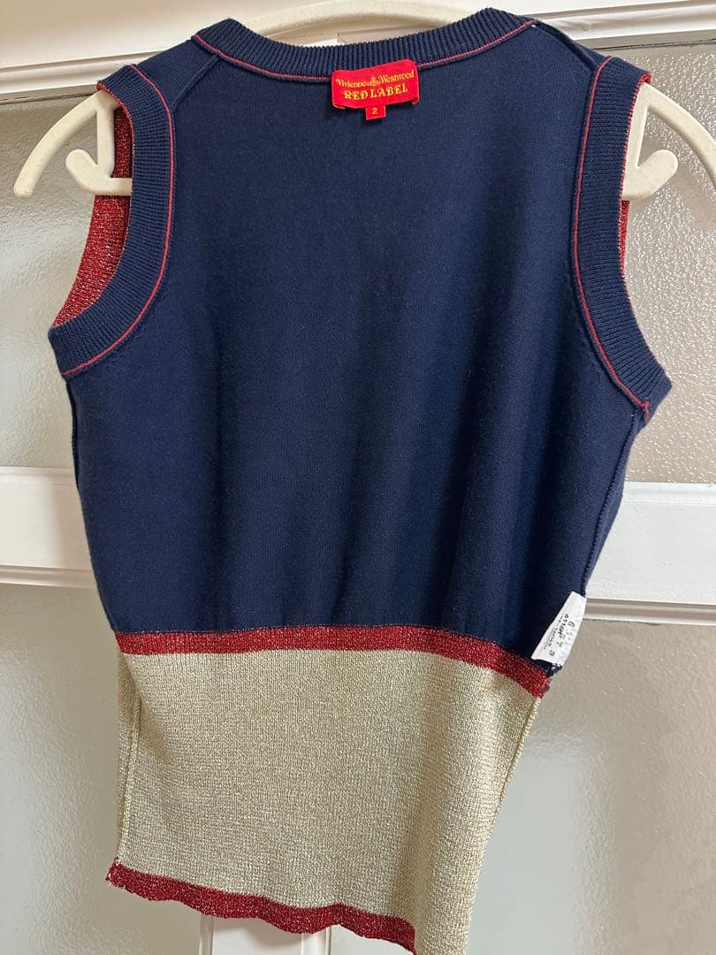 Vivienne Westwood ニットベスト オーブ刺繍