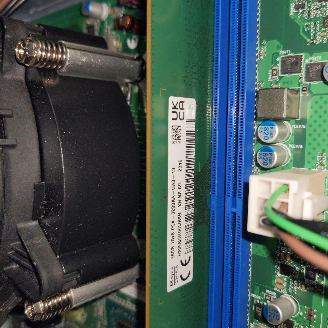 Windowsデスクトップ i5 12400 16GB nvme 256GB thinkcentre 50s