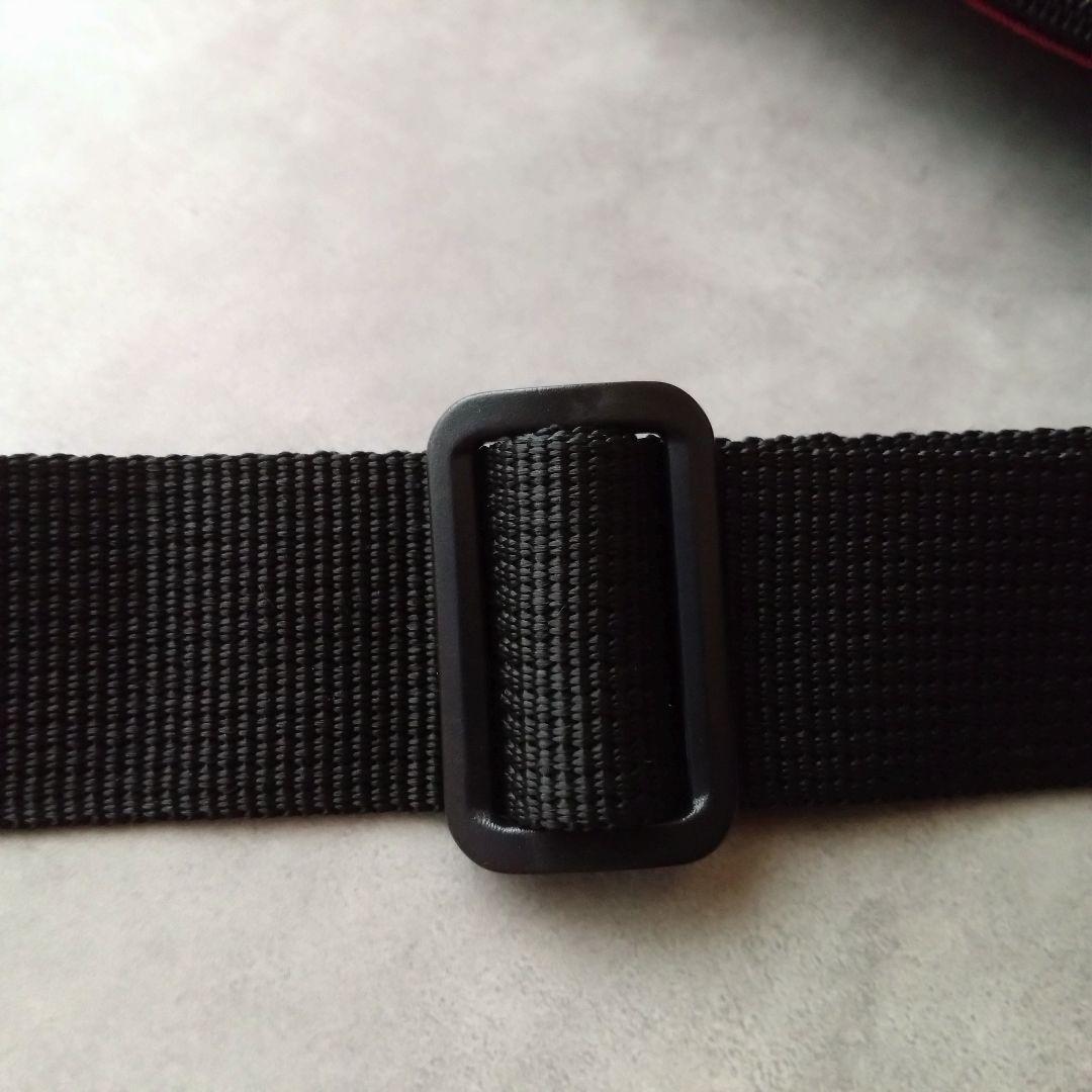 【美品】ヘルシーバックバッグ　ビッグバッグ　ルビー　赤紫　ワインレッド