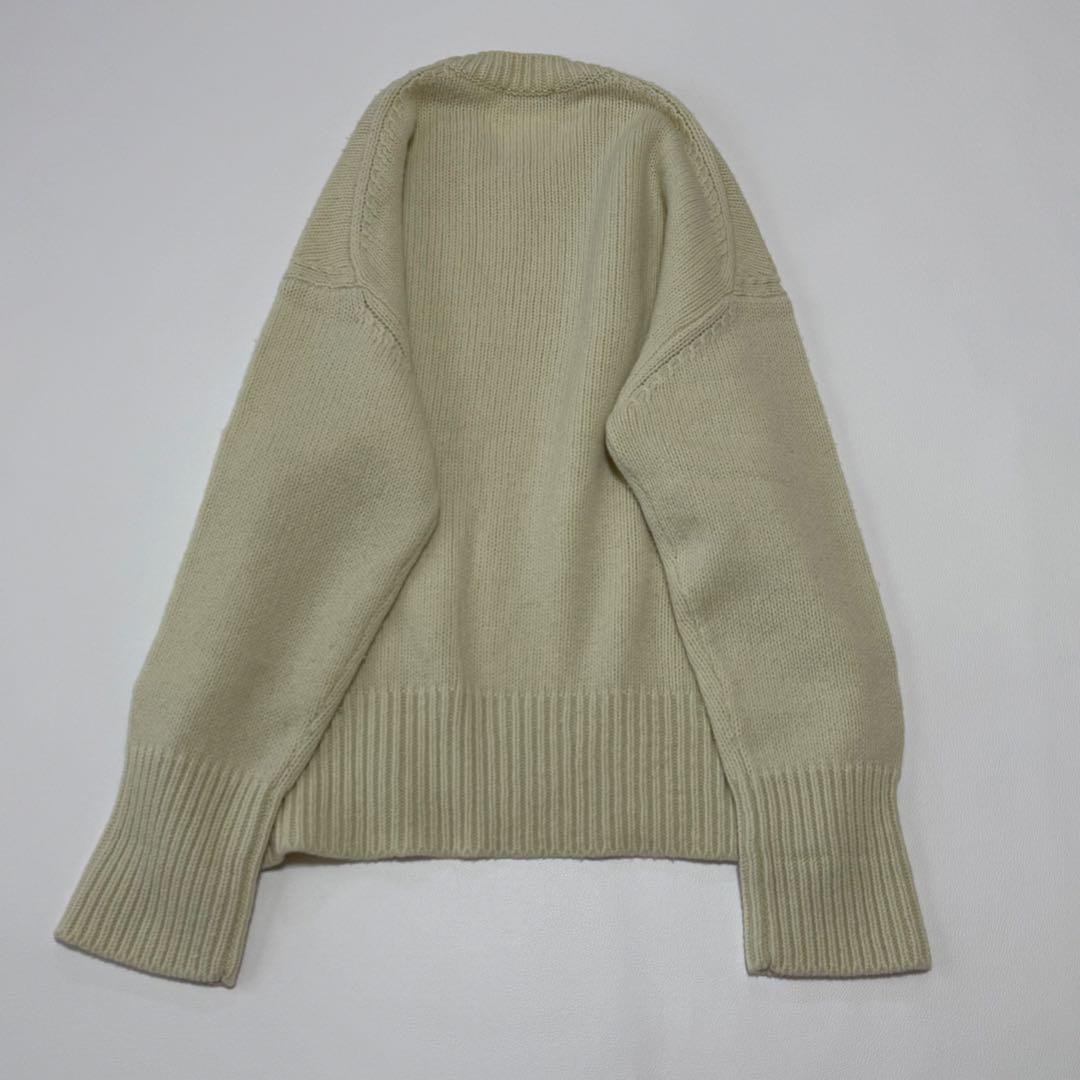 ギャルリーヴィー ファインウール クルーネックプルオーバー ライムイエロー 近年