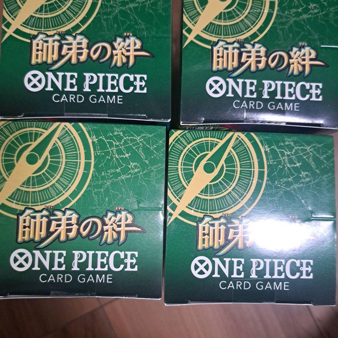 ワンピースカード　師弟の絆　４BOX　テープ付き