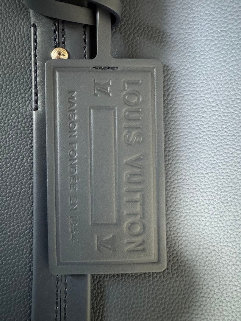 未使用 ルイヴィトン テイクオフトート アエログラム トートバッグ ネイビー