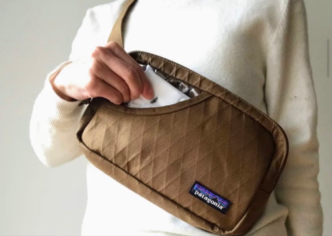 Patagonia ブラウン ショルダーバッグ