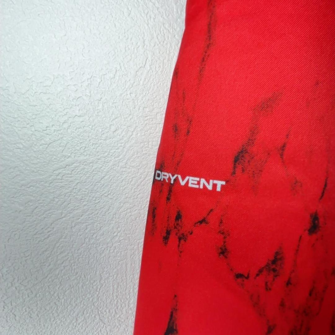 ノースフェイス スノーボード パンツ スキー レッド ブラック マーブル M