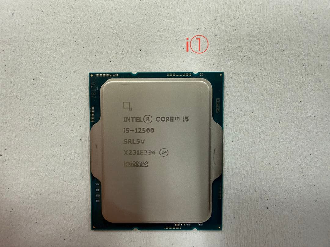 i① intel Core i5-12500 LGA 1700 CPUファン付き