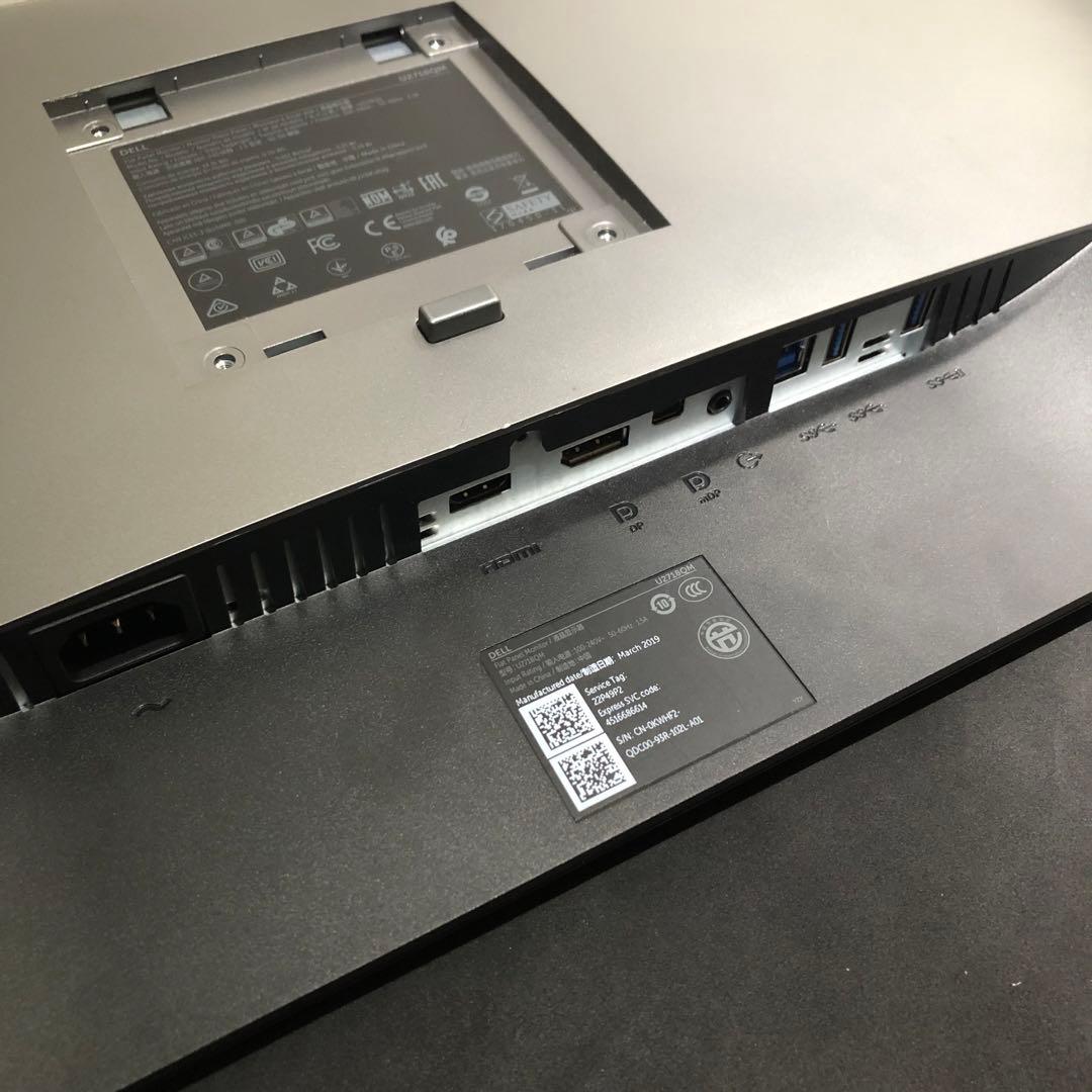 Dell 4Kモニター 27インチ U2718QM