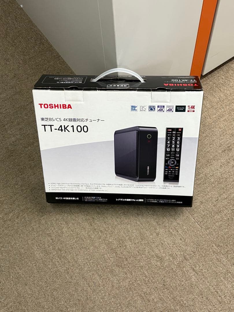 【極美品】東芝 TOSHIBA TT-4K100 4Kチューナー B-CAS付き