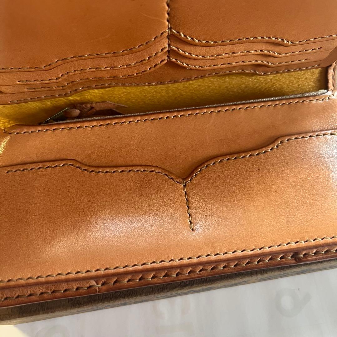 フラットヘッド クロコダイル コードバン 長財布 ウォレット ストックバーグ