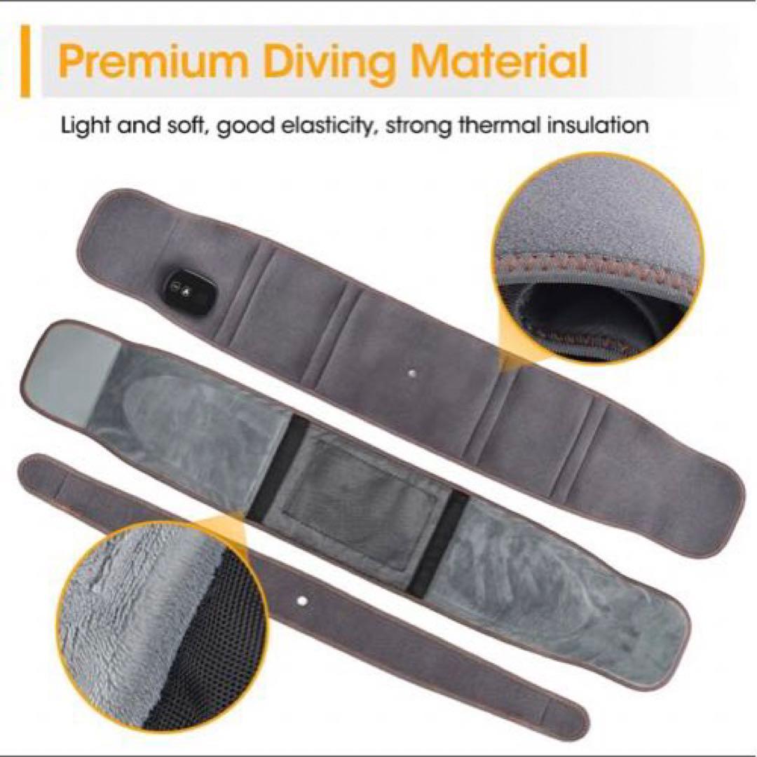 最安値‼️腰ベルト マッサージ 加熱 圧縮 腰痛 サポート