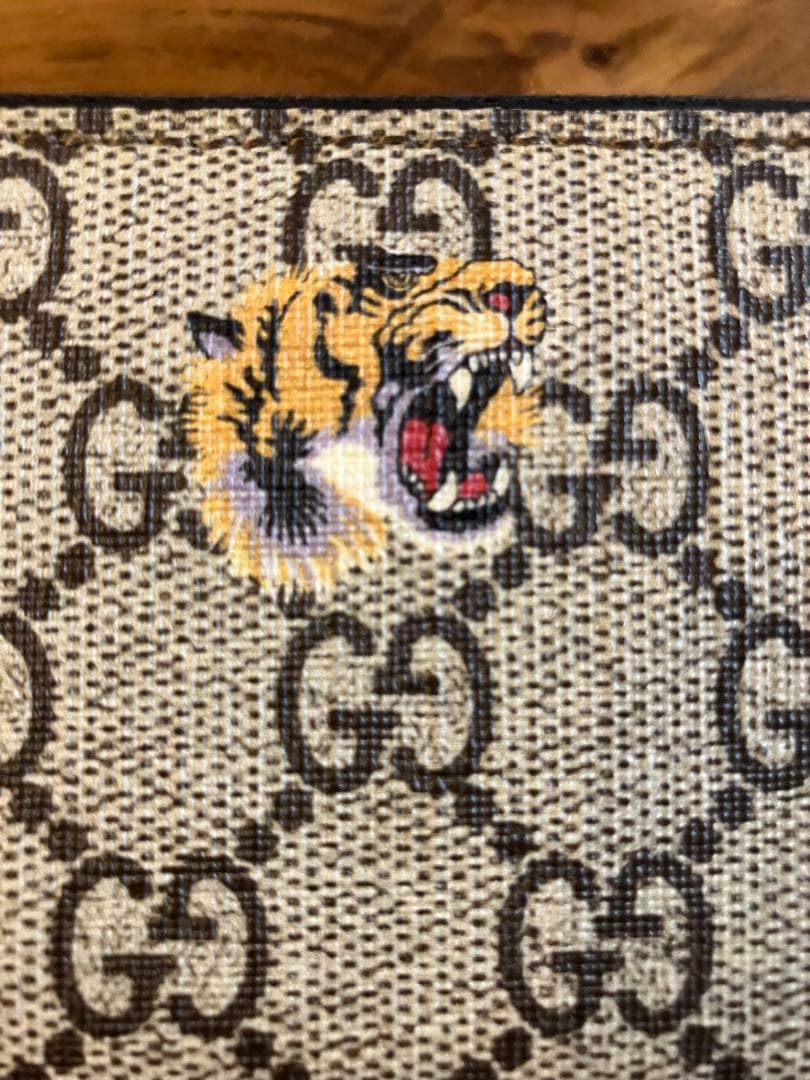 ⭐️新品未使用⭐️GUCCI ケース　カードケース　虎　タイガー　GG