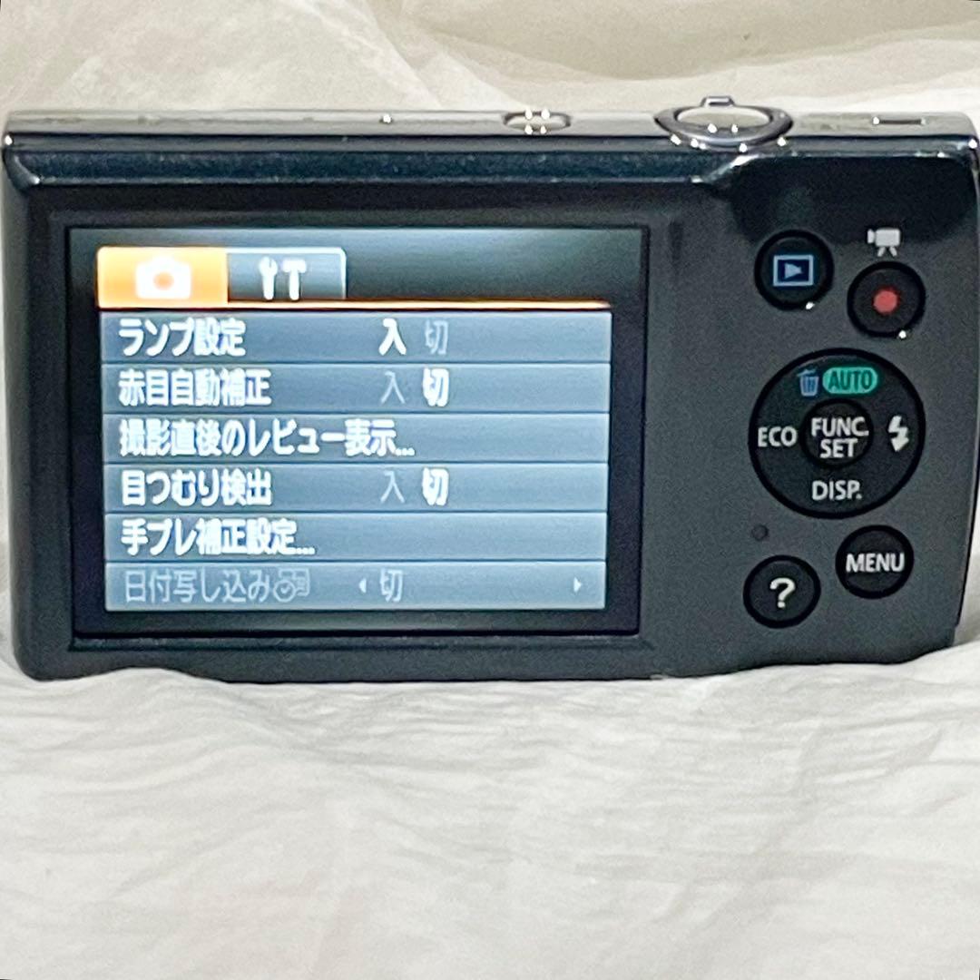 美品 CANON IXY130 グレー 動作確認済み バッテリー 充電器付属