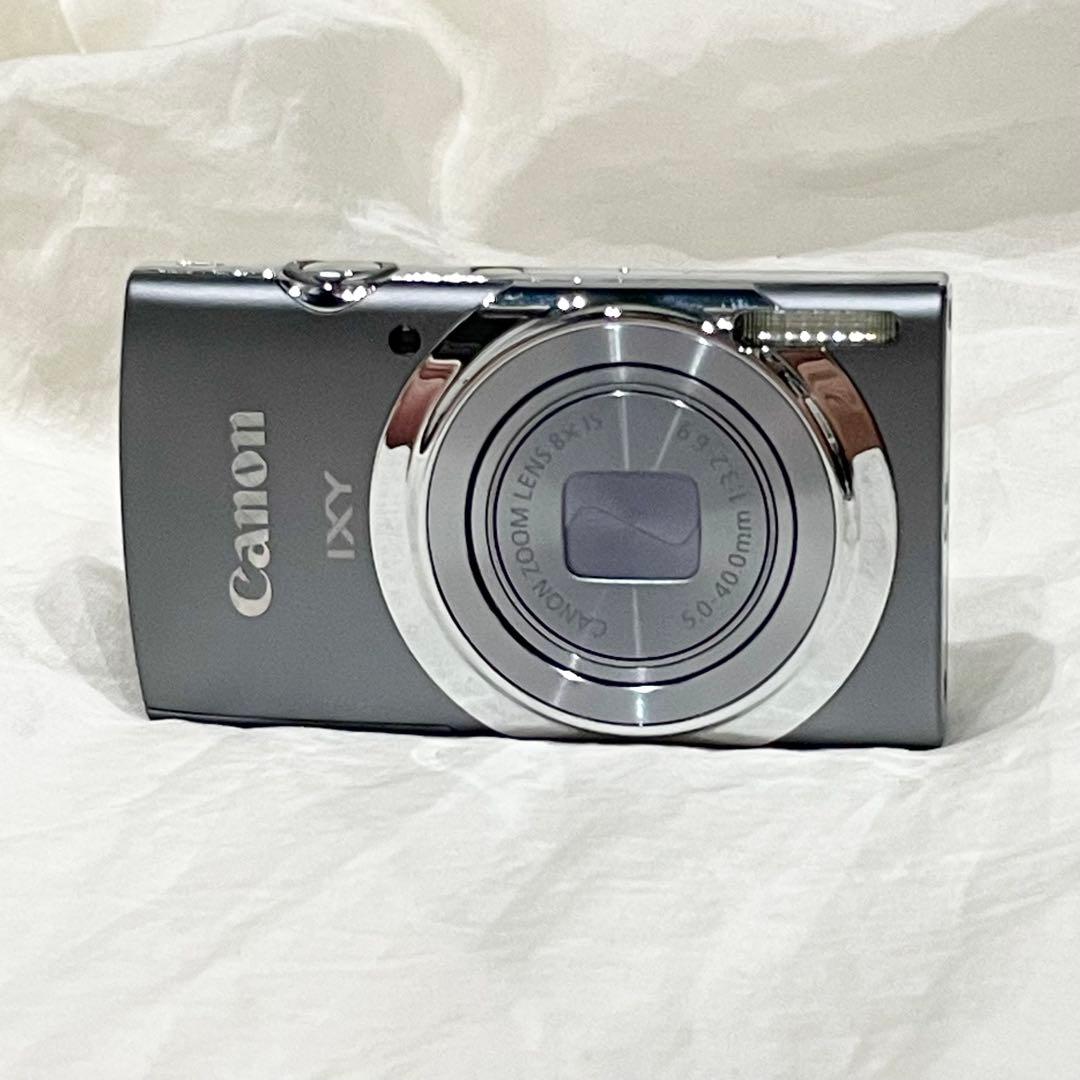 美品 CANON IXY130 グレー 動作確認済み バッテリー 充電器付属