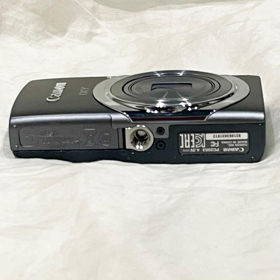 美品 CANON IXY130 グレー 動作確認済み バッテリー 充電器付属