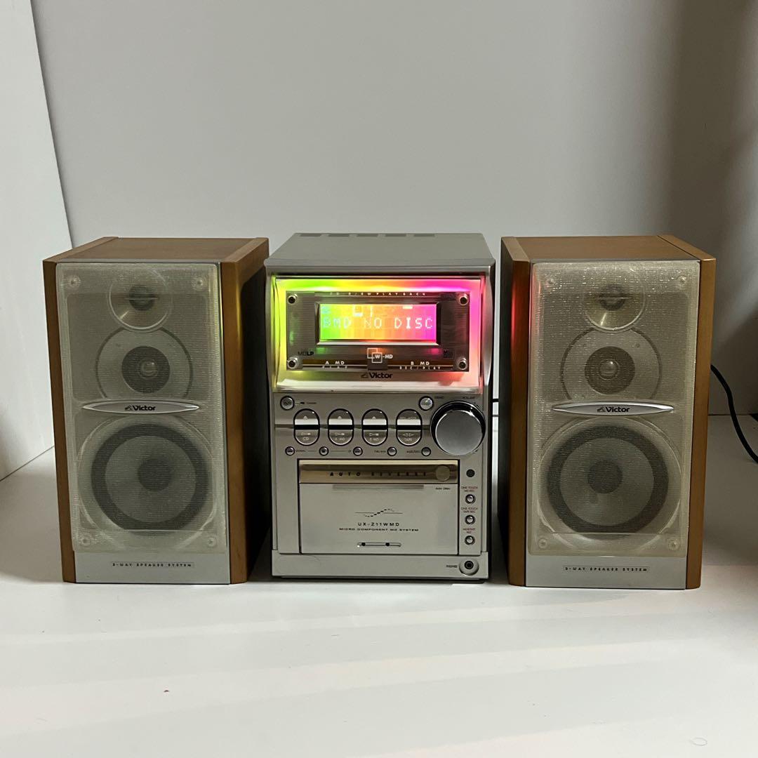 【極美品】Victor UX-Z11WMD CD MD カセット　ミニコンポ