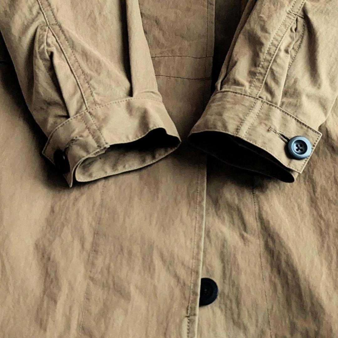 MHL. 中綿ライナー フード付き 2way モッズコート アウター 茶 S