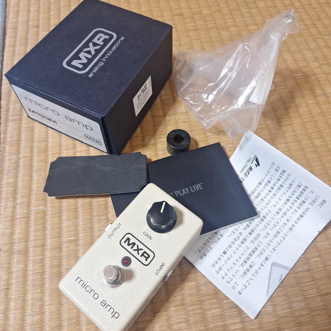 MXR micro amp ギターエフェクター
