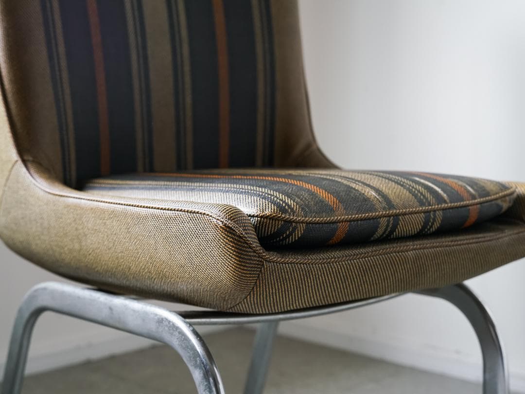 60-70's vintage 1Pソファ ミッドセンチュリーモダン 昭和レトロ