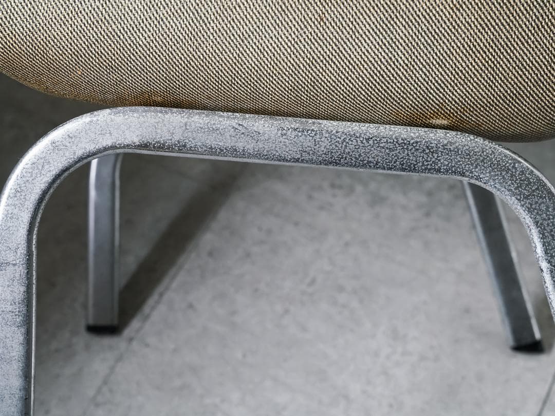 60-70's vintage 1Pソファ ミッドセンチュリーモダン 昭和レトロ