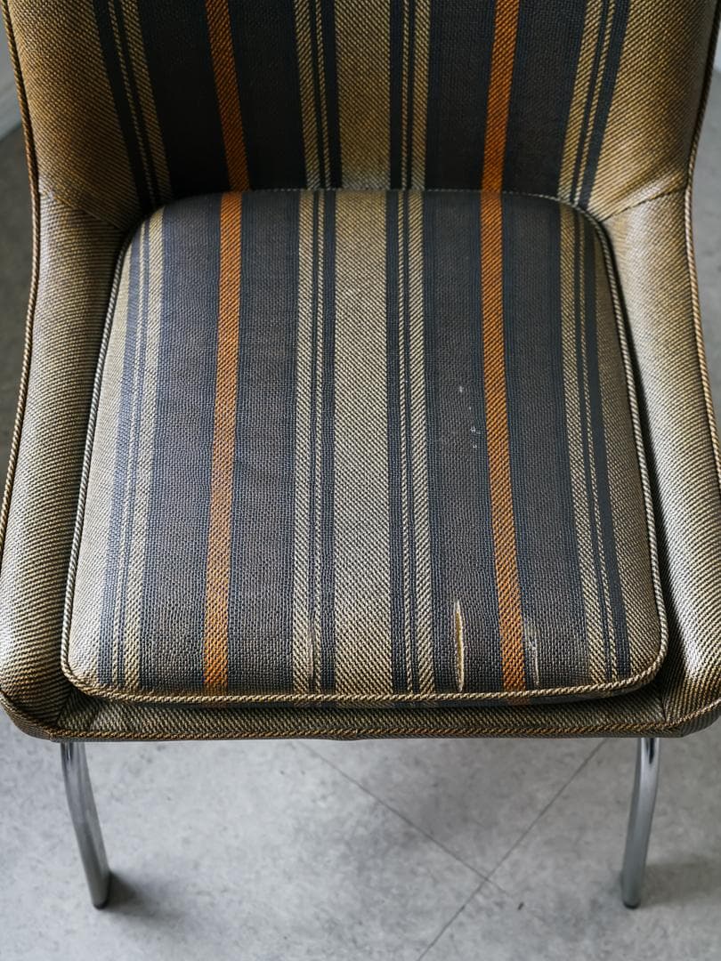 60-70's vintage 1Pソファ ミッドセンチュリーモダン 昭和レトロ