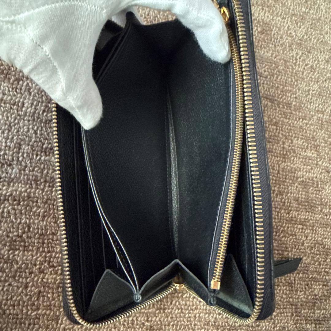 ［値下げ］[美品]ルイヴィトン　モノグラム　アンプラント　ジッピーウォレット　黒