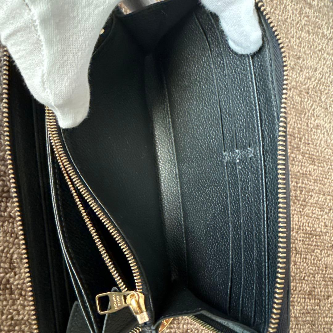 ［値下げ］[美品]ルイヴィトン　モノグラム　アンプラント　ジッピーウォレット　黒