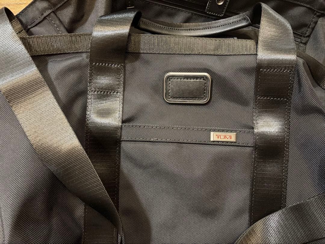 TUMI Alpha3ブラックナイロントートバッグ