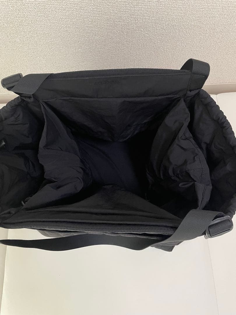 SOLPRESA キルティングトートマザーズバッグ(M) BLACK