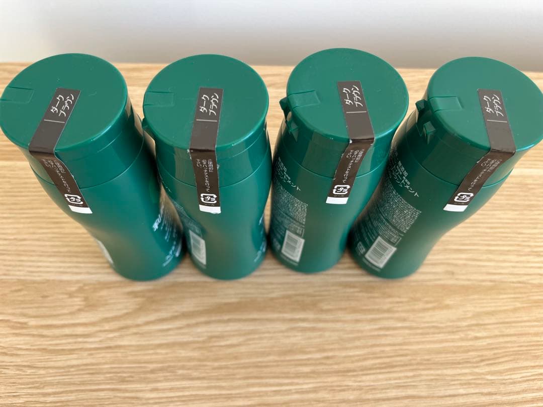 利尻昆布白髪用ヘアカラートリートメント　ダークブラウン　4本セット