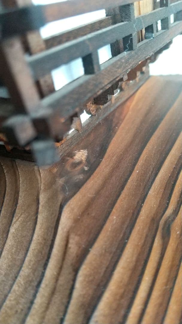 ヴィンテージ　木製　三重塔　高さ約56cm