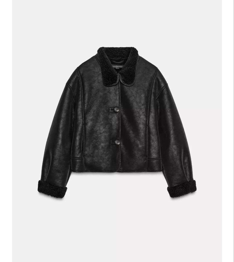 タグ付新品★ZARAの80%ダウン-20%フェザーフーデッドジャケット★Mサイズ