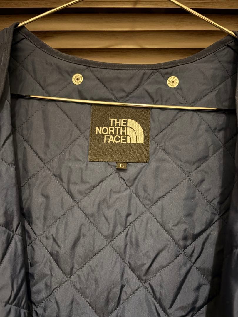 ノースフェイス　モッズコート　ブルー　L